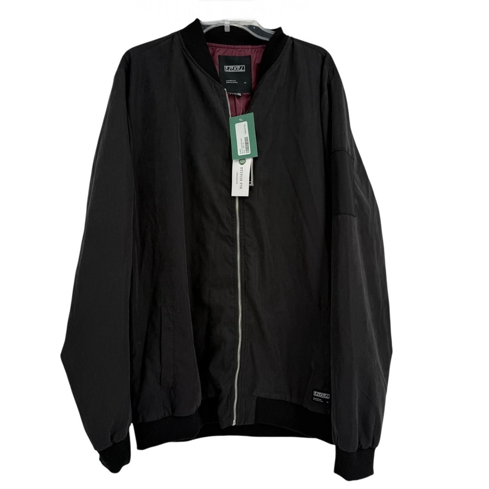 Ezekiel Rico Jacket Men’s Size XXL Black Full Zip Lightweight Soft Shell NWT